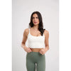 Dahlia Crop Top | Natural White