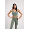 Laurel Cross Back Top | Olive Green