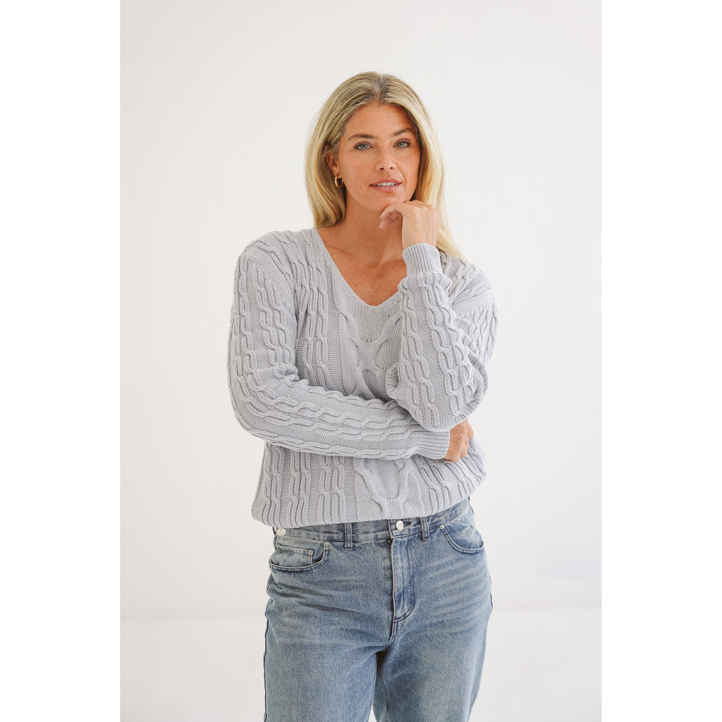 evie knit | frost