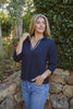 Harper Cotton Placket Knit