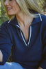 Harper Cotton Placket Knit