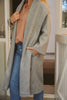 Tatum Melton Belted Coat | Grey Melange