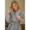 Tatum Melton Belted Coat | Grey Melange