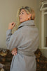 Tatum Melton Belted Coat | Grey Melange