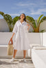 Peony Cotton Shirt Dress
