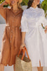 PEONY COTTON DRESS | CLAY