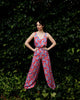 Peacock Pants | Red Floral