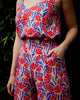 Peacock Pants | Red Floral