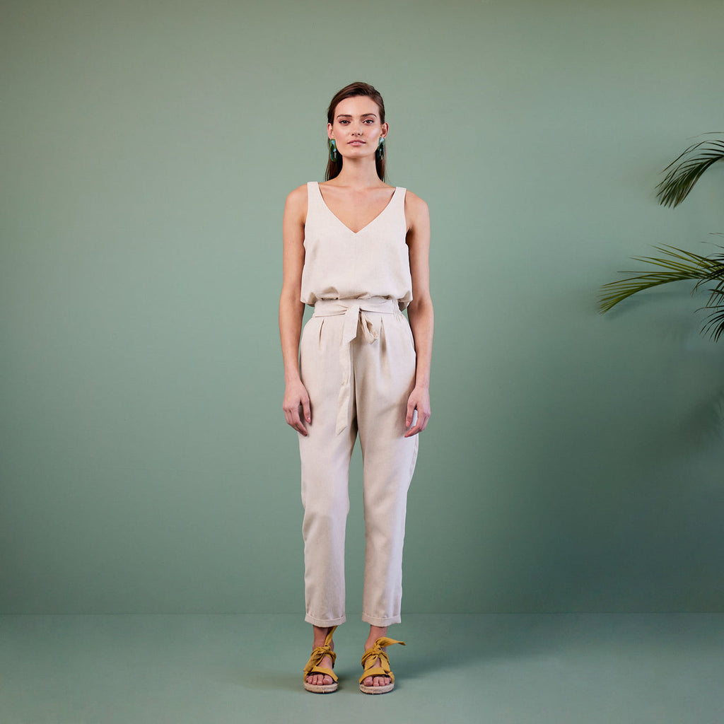 Ashley Pants | Natural Tencel Blend