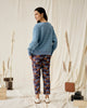 Trackie Top | Quilted Blue