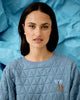 Trackie Top | Quilted Blue