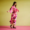 Kimbo Dress | Pink Painted Floral