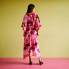 Kimbo Dress | Pink Painted Floral