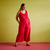Linen Cami | Magenta