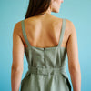 Palazzo Jumpsuit | Moss Green