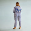 Skinny Smarty Pants | Blue Swirl