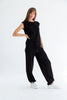 Ava Track Pants | Black