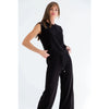 Ava Track Top | Black
