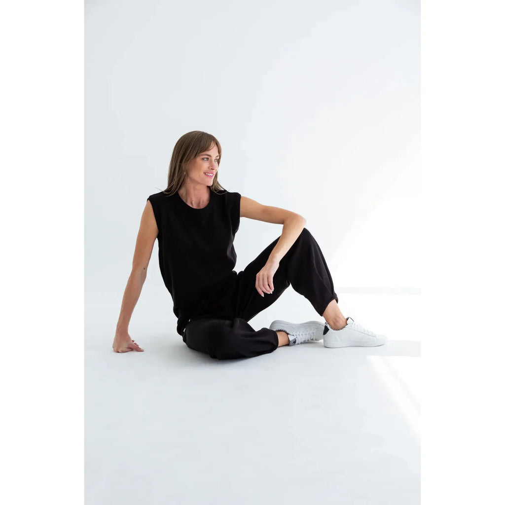 Ava Track Pants | Black