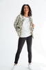 Beverly Bomber | Khaki Watercolour