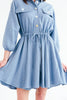 Mika dress | denim