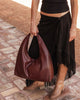 Monaco handbag | Burgandy