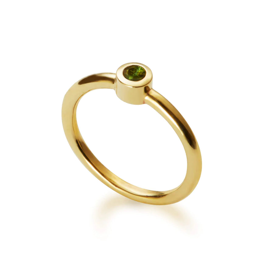 Gemstone Ring 3mm | Tourmaline