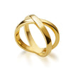 Crossover Ring | Brass