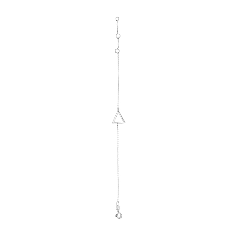 Triangle Bracelet | Silver