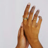 Gemstone Ring 8mm | Black Spinel
