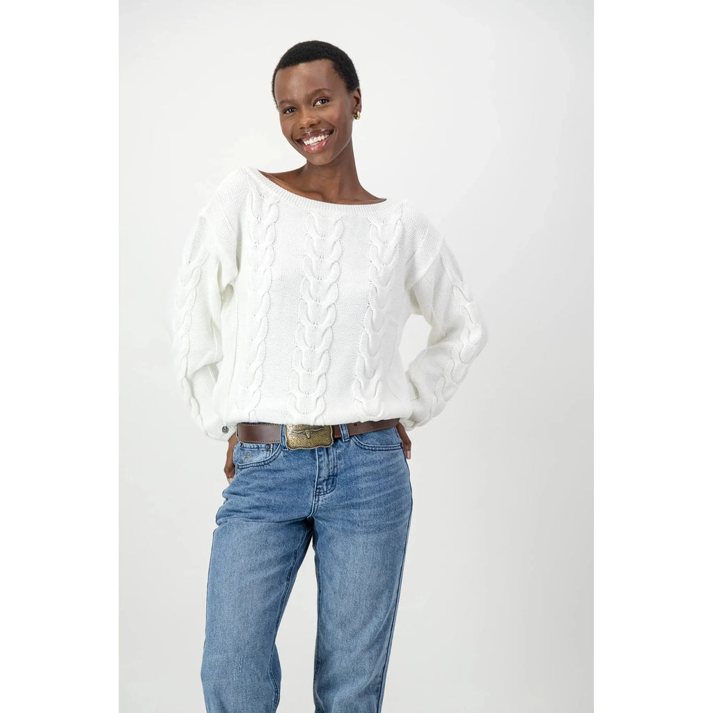 Avery Cotton Cable Knit
