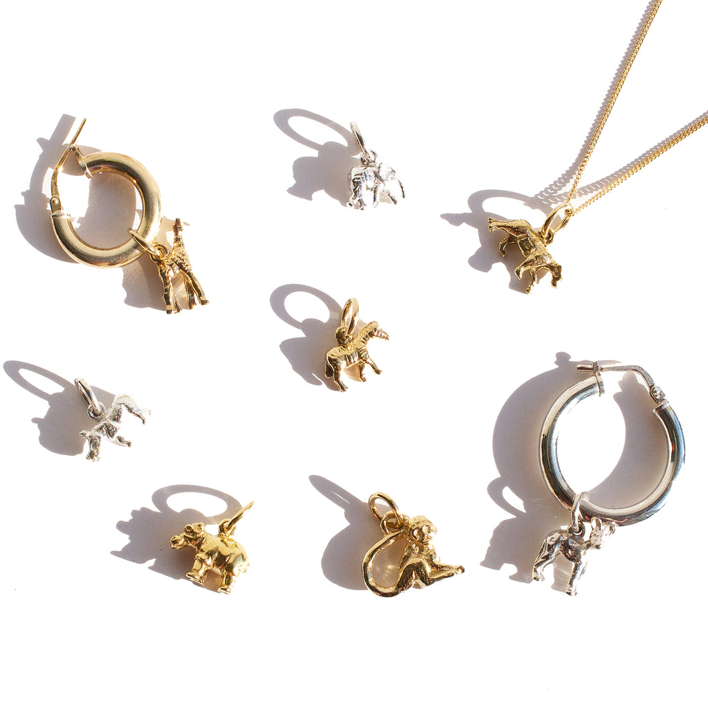 Gilt Giraffe Pendant