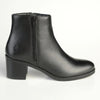 Dawn Boots | Black Cow Crust Leather