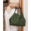 Sutton Suedette in Forest Green