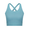 Laurel Cross Back Top | Sky Blue