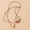 Half Round Beech Wood Pendant - Purr Clothing - Dor & Kie Objects