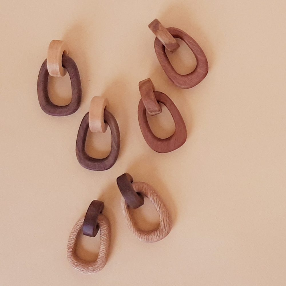 Linked Hoop Earrings - Purr Clothing - Dor & Kie Objects