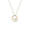 Double Circle Necklace | Brass - Purr Clothing - ORA