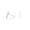 Tiny Bar Studs | Silver - Purr Clothing - ORA