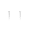 Tiny Bar Studs | Silver - Purr Clothing - ORA