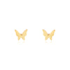 Tiny Butterfly Studs | Brass - Purr Clothing - ORA
