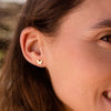Tiny Butterfly Studs | Brass - Purr Clothing - ORA