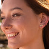 Tiny Four Leaf Clover Studs | Brass - Purr Clothing - ORA