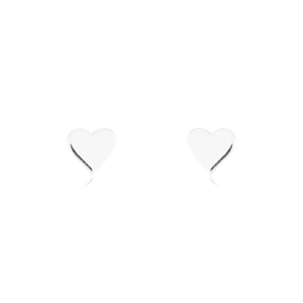 Tiny Heart Studs | Silver - Purr Clothing - ORA
