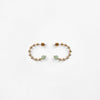 Mizpah Hoop Earrings | Amazonite