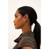 Mizpah Hoop Earrings | Tigers Eye