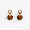 Raku Earrings | Tigers-Eye Clay - Purr Clothing - Pichulik