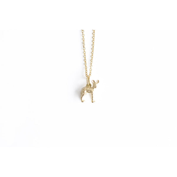 Gilt Wild Dog Pendant - Purr Clothing - Raimondo