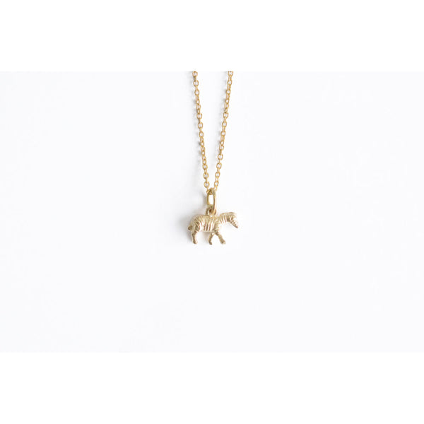 Gilt Zebra Pendant - Purr Clothing - Raimondo