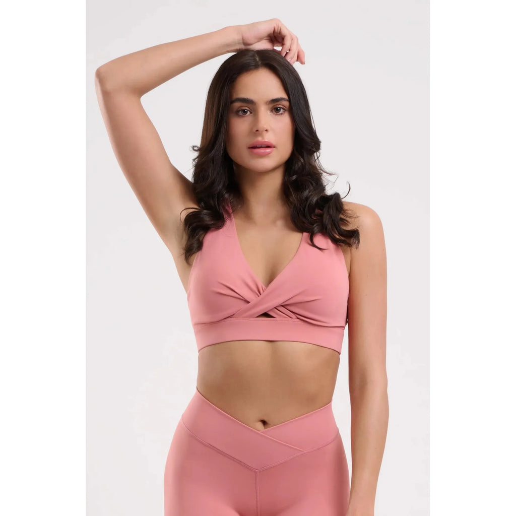 Iris Sports Bra | Watermelon Pink